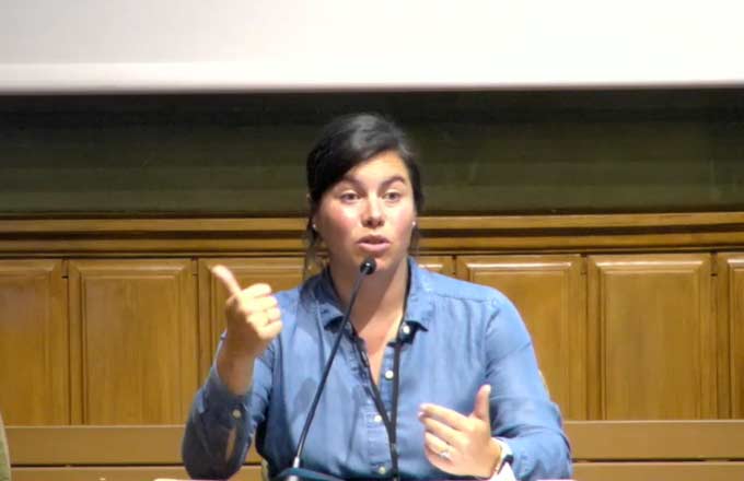 Anne-Laure Cattelot (copie d’écran de la conférence Neutrality)