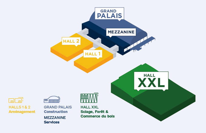 Sectorisation au Carrefour international du bois Sectorisation au Carrefour international du bois