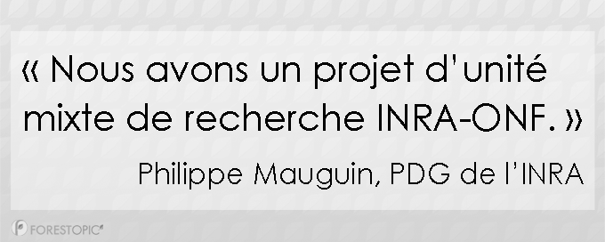 Citation de Philippe Mauguin, PDG de l’INRA