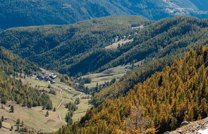 Le massif du Queyras (crédit photo: Olivier Martineau/CNPF)