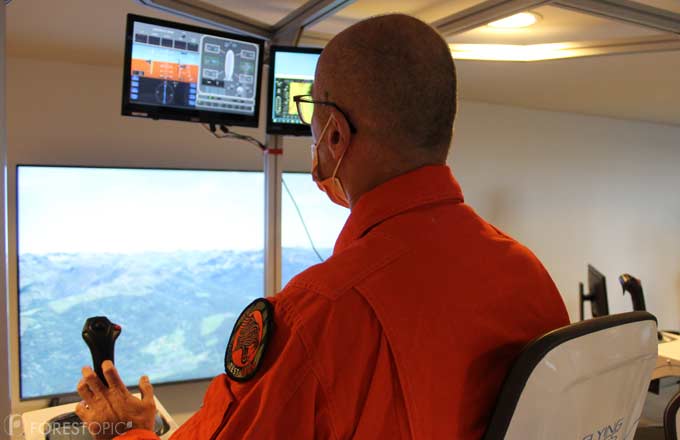 Simulateur de vol en développement chez Flying Whales pour les dirigeables (crédit photo: CC/Forestopic)