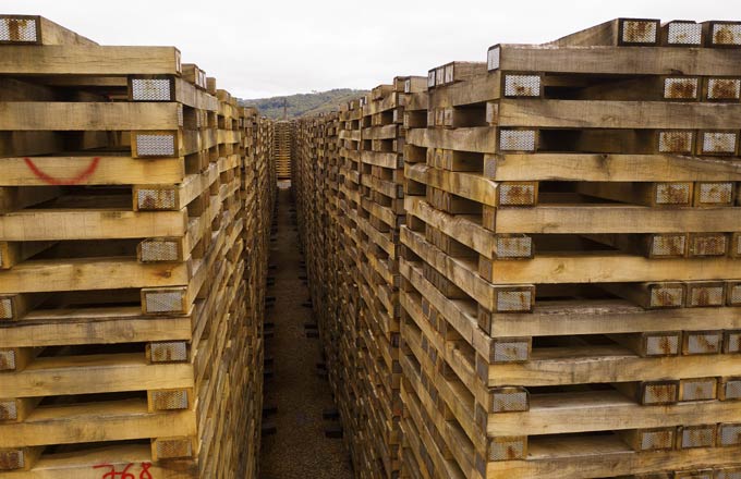 Unité de production de traverses de chemin de fer (crédit photo: Adrien Vaucher)