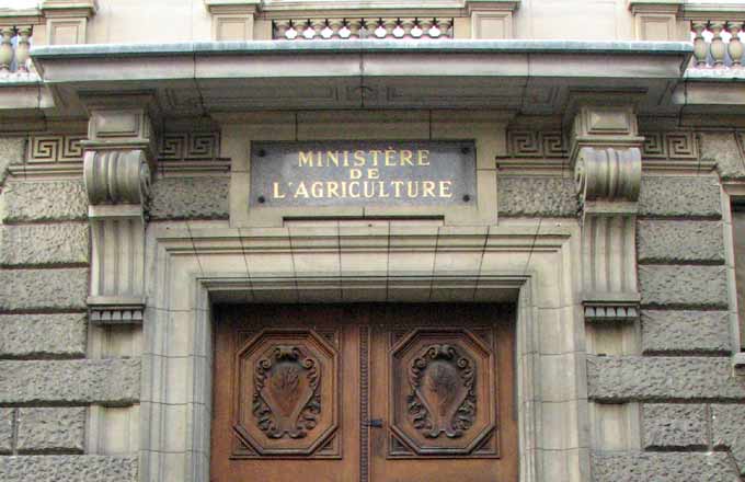 Ministère de l’Agriculture et de l’Alimentation, à Paris