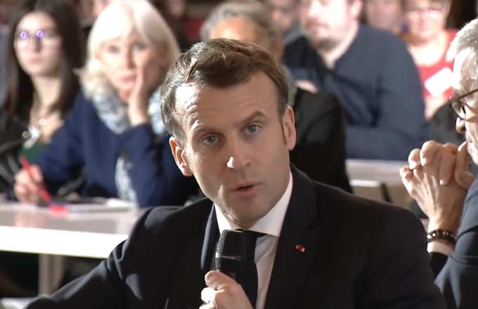 Emmanuel Macron (crédit photo: CESE, 2020)