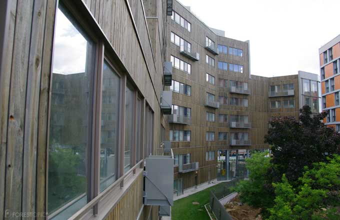 Un immeuble de bureaux en bois R+7 sort de terre à Paris