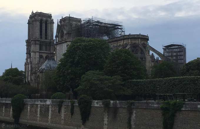 La cathédrale Notre-Dame de Paris, le 23 avril 2019 (crédit photo: Forestopic)